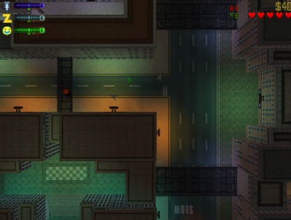 Footbridges across the streets